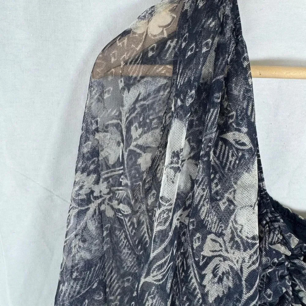 Free People Lilia Women's Top‎ Smocked Cropped Sz L